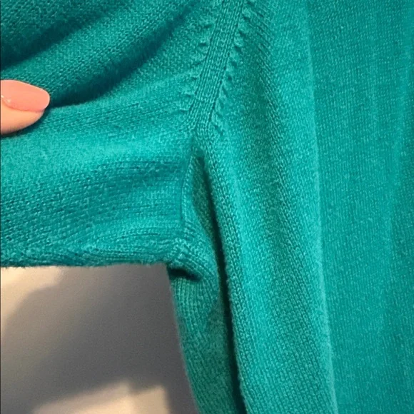 Fashion Bug Turquoise V-Neck Cardigan - Picture 9 of 10